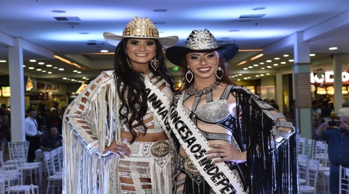 Yanca Souza e Walquiria Vilela, Rainha e Princesa Os Independentes 2018