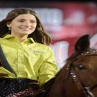 Adolescente de 11 anos é a grande campeã nos três tambores na Jovem A